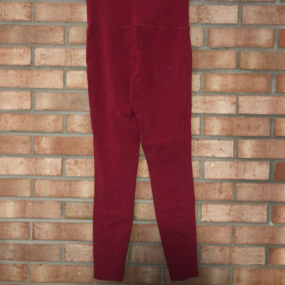 red leggings